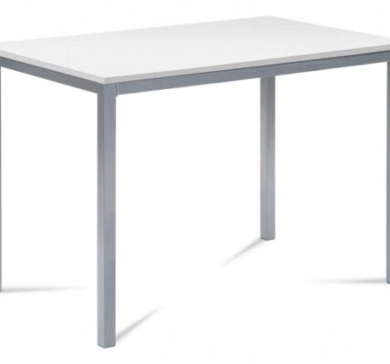 Jedálenský stôl Ciblo (biela, sivá)