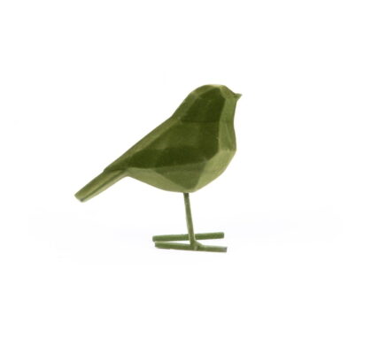 Tmavozelená dekoratívna soška PT LIVING Bird, výška 17 cm