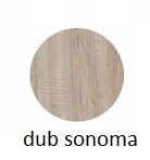 ArtExt Kuchynská skrinka vysoká DEPL/60 Torium FARBA DVIEROK: Dub sonoma