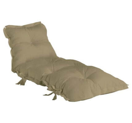 Béžový variabilný futón vhodný do exteriéru Karup Design OUT™ Sit&Sleep Beige