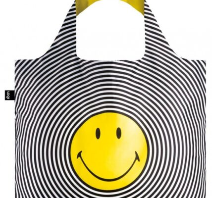 Nákupná taška LOQI Smiley Spiral