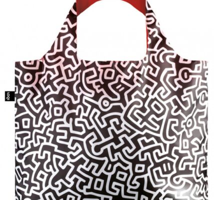 Nákupná taška LOQI Museum, Haring – Untitled