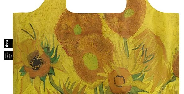 Nákupná taška LOQI Museum, Van Gogh – Sunflowers