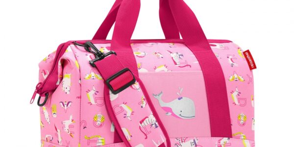 Cestovná taška Reisenthel Allrounder M Kids Abc Friends Pink
