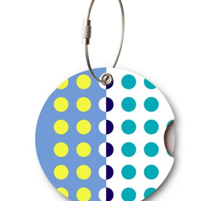 Addatag Menovka na kufor Multi Dots Blue