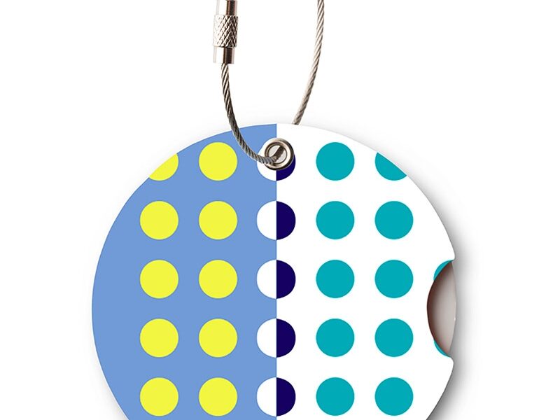 Addatag Menovka na kufor Multi Dots Blue