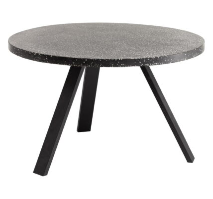 Čierny jedálenský stôl La Forma Shanelle, ⌀ 120 cm