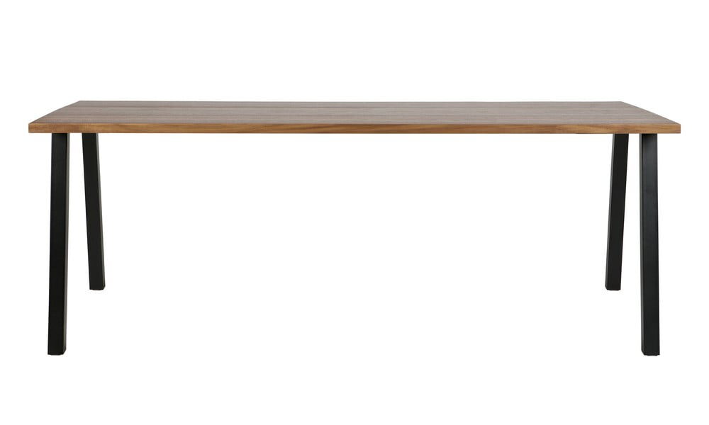 Jedálenský stôl z orechovej dýhy WOOOD James, 200 × 90 cm