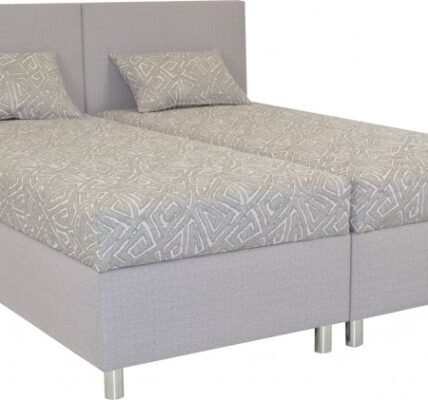 Čalúnená posteľ Colorado 180×200, ružová, vrátane matracov a úp