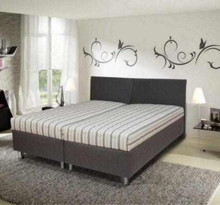 Čalúnená posteľ Colorado 180×200, vrátane matracov, roštu a úp