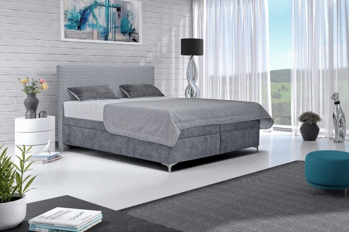 Čalúnená posteľ Sonia 180×200, vrátane matraca, pol. roštu a úp
