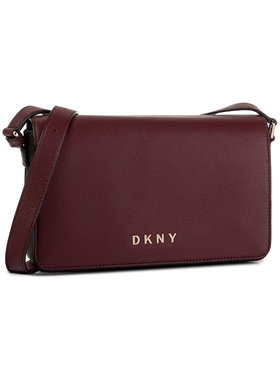 DKNY Kabelka Clara Flp Shldr Pebb R933AD83 Bordová