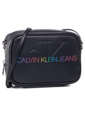 Calvin Klein Jeans Kabelka Sculpted Camera Bag Pride K60K607389 Čierna
