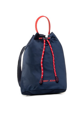 Tommy Jeans Ruksak Tjw Nautical Mix Drawstring Nyl AW0AW08254 Tmavomodrá