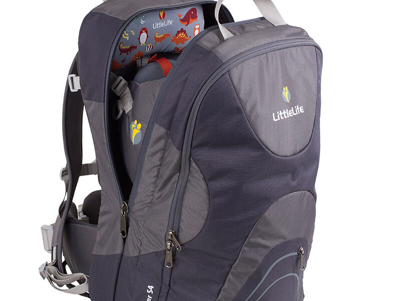 LittleLife Traveller S4 Child Carrier Grey