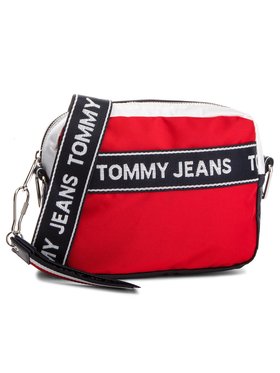 Tommy Jeans Kabelka Logo Cam AU0AU00191 Červená