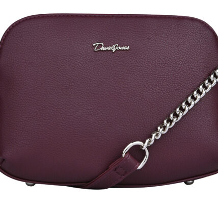 David Jones Dámska crossbody kabelka Dark Bordeaux 6412-2