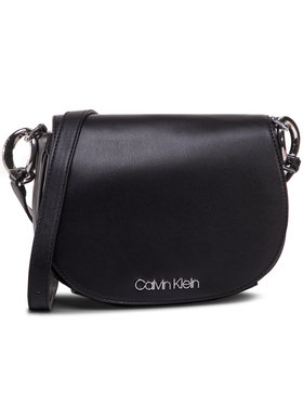 Calvin Klein Kabelka Ck Chain Saddle Bag K60K606686 Čierna
