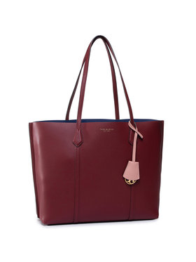 Tory Burch Kabelka Perry Triple-Compartment Tote 53245 Bordová