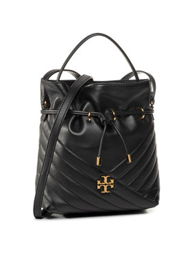 Tory Burch Kabelka Kira Chevron Mini Bucket Bag 73561 Čierna