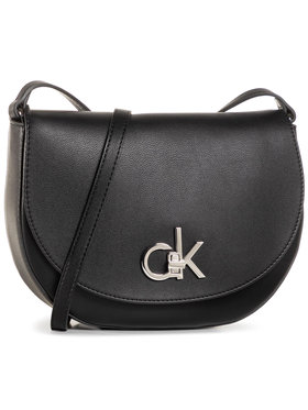 Calvin Klein Kabelka Re-Lock Saddle Bag K60K606678 Čierna