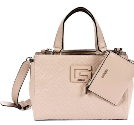 Guess Dámska kabelka Jana y Small Society Satchel HWQG77 38050 Rose wood