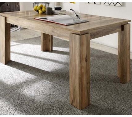 Jedálenský stôl Universal 160×90 cm, saténový orech