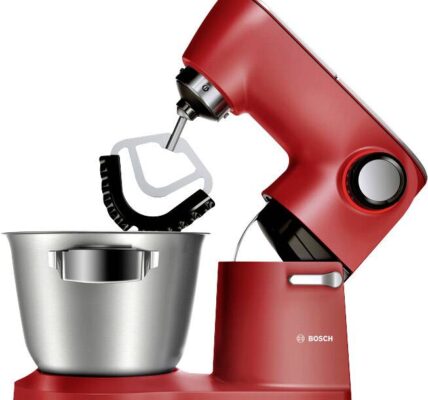 Kuchynský robot Bosch Haushalt MUM9A66R00, 1600 W, čerešňová, červená