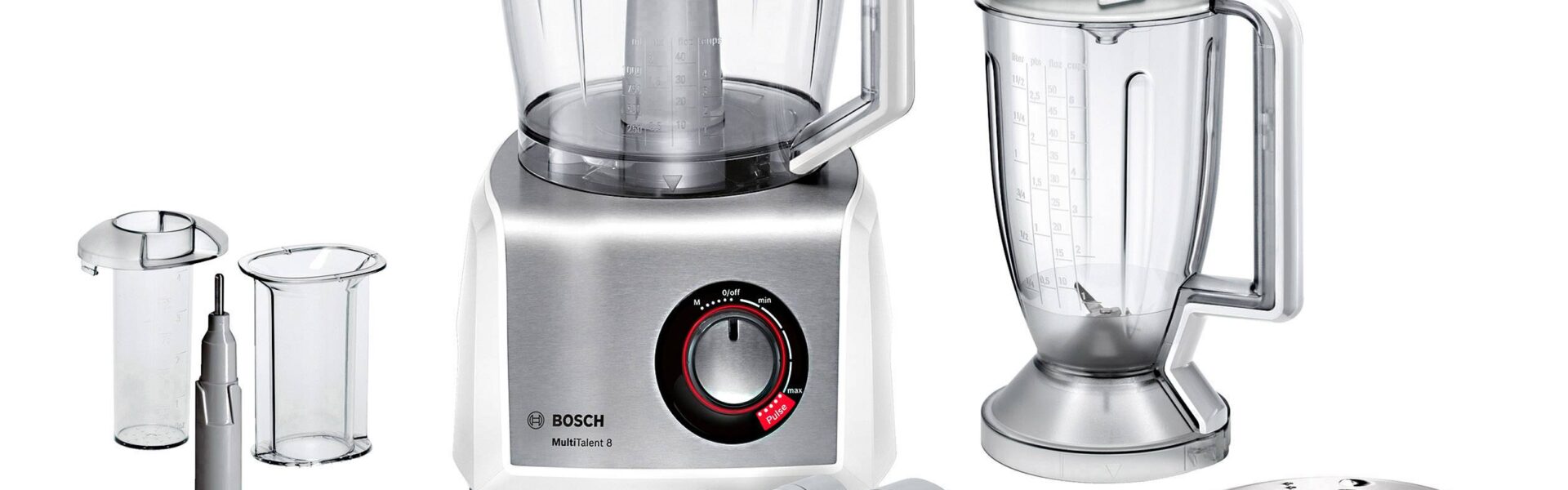 Kuchynský robot Bosch Haushalt MC812S814, 1250 W, strieborná, biela