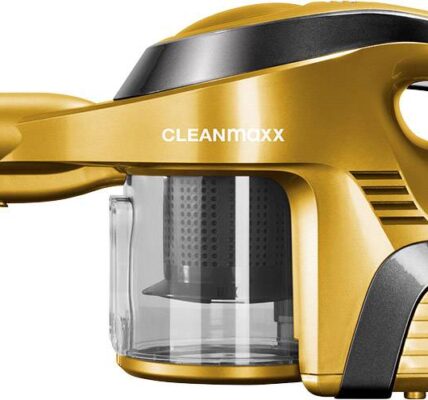 Akumulátorový vysávač CleanMaxx 150 W, zlatá, čierna