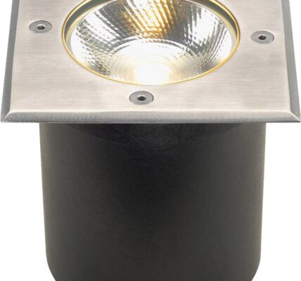 Vonkajšie vstavané LED osvetlenie SLV 227604, 9.8 W, nerezová oceľ
