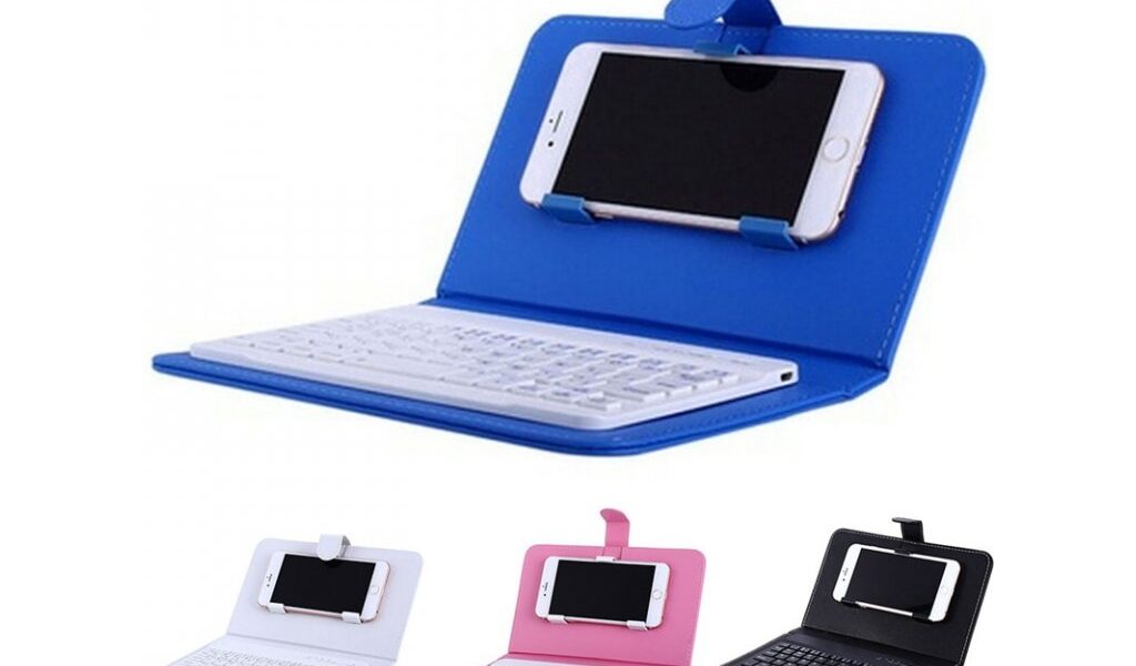 Bezdrôtová bluetooth klávesnica pre smartphone Farba: ružová