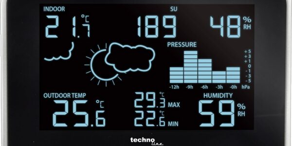 Digitálna bezdrôtová meteostanica Techno Line MA10920, Max. dosah 100 m