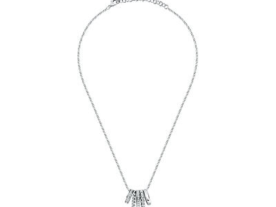 Morellato Moderné oceľový náhrdelník Insieme SAKM75 (retiazka, prívesok)