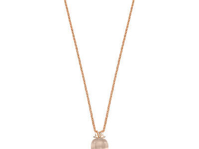 Morellato Ružovo pozlátený náhrdelník Gemma SAKK77 (retiazka, prívesok)