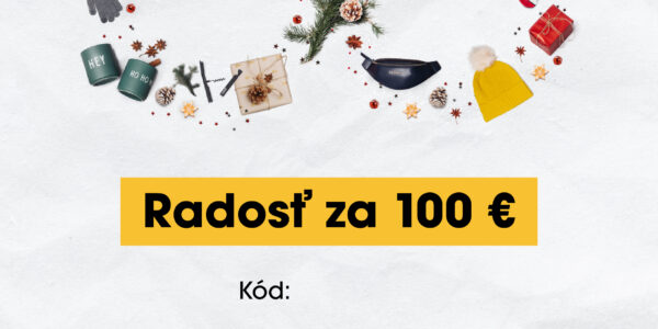 Vianočný elektronický poukaz zo ZOOTu v hodnote 100 €