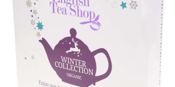 Biela darčeková kazeta čajov English Tea Shop Vianočná zima