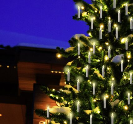 LED bezdrôtové osvetlenie vianočného stromčeka Polarlite PL-WK20O, vonkajšie PL-8392835, na batérie