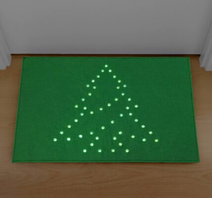 Rohožka „vianočný stromček“ Polarlite PDE-05-002, zelená