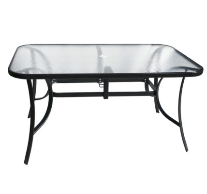 Záhradný stôl XT1012T (ZWT-150) priehľadné sklo