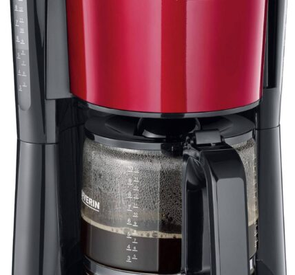Kávovar Severin KA 4817, červená (metalíza), čierna