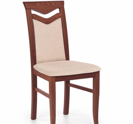 HALMAR Jedálenská stolička CITRONE antická čerešňa/ Mesh1