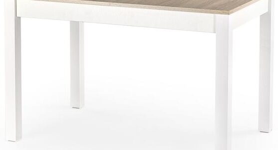 HALMAR skládací stôl Maurycy dub sonoma a bílá