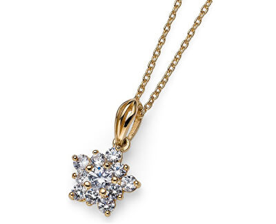 Oliver Weber Hviezdičkový pozlátený náhrdelník Subtle 61137G (retiazka, prívesok)