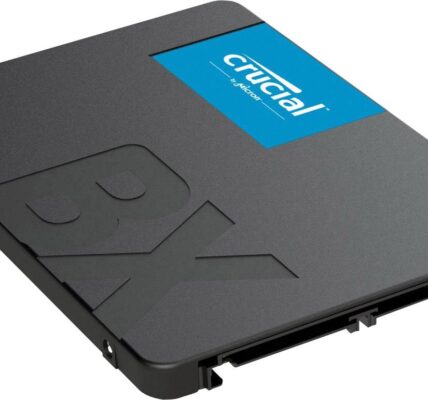 Interný SSD pevný disk 6,35 cm (2,5 „) Crucial CT1000BX500SSD1, 1 TB, Retail, SATA III