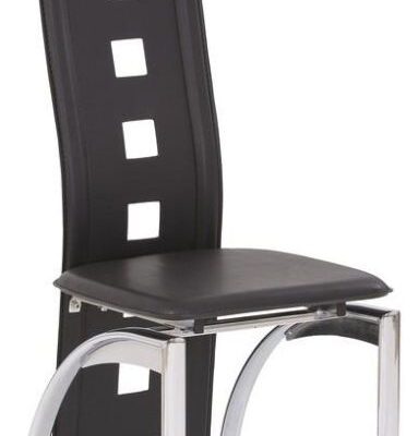 HALMAR Jedálenská stolička K4 čierna