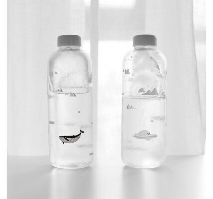Cestovná fľaša s obalom motív oceánu Varianta: 1