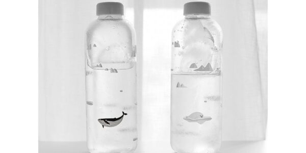 Cestovná fľaša s obalom motív oceánu Varianta: 1