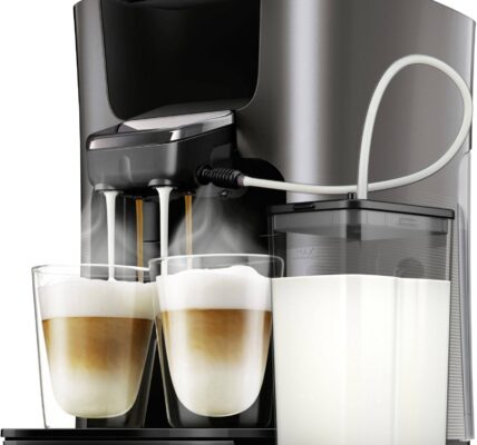 Kapslový kávovar SENSEO® HD6574/50 Latte Duo Plus HD6574/50, antracitová