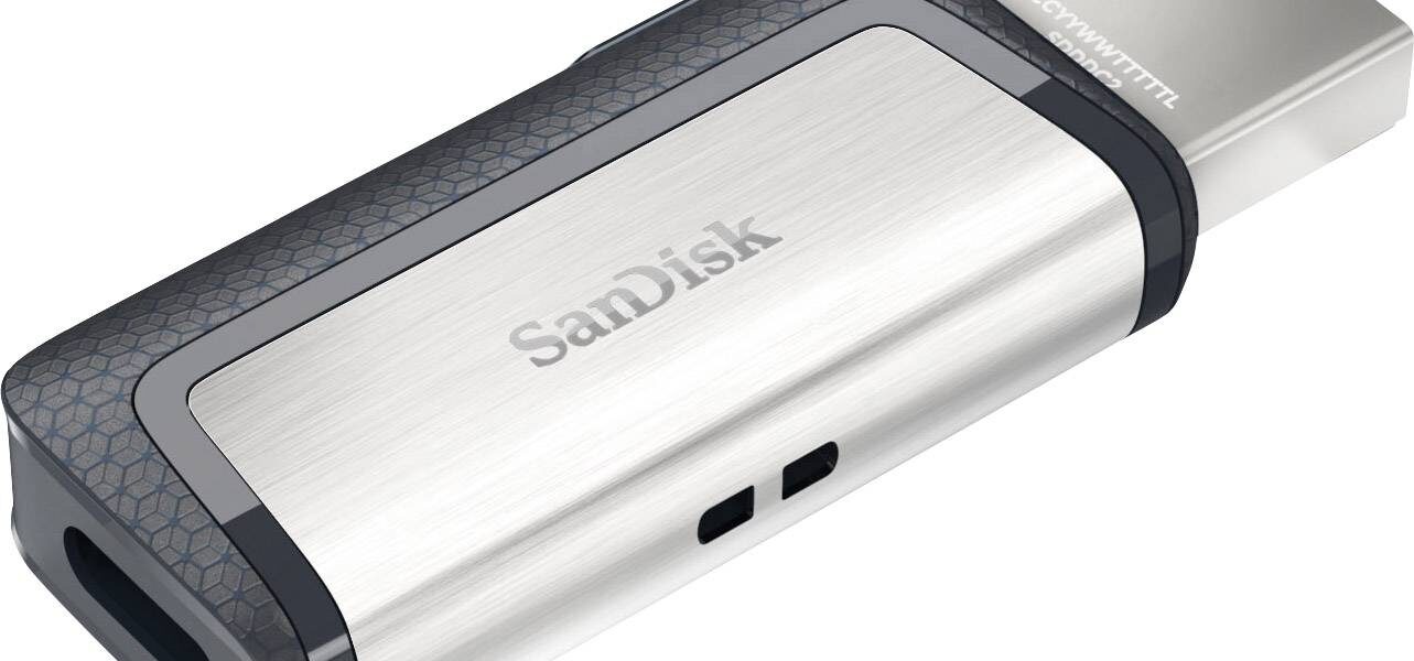 USB pamäť pre smartphone a tablet SanDisk Ultra® DualDrive, 256 GB, USB 3.0, USB-C™, strieborná